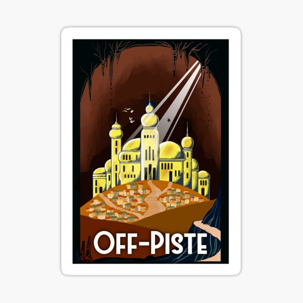 The Junket Podcast: Maelstrom Arc 2 Poster - Off-Piste Sticker
