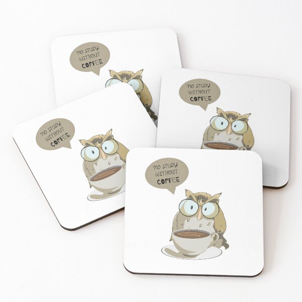 Item preview, no study without coffee| coffee lovers  designed and sold by Karam Barakat.