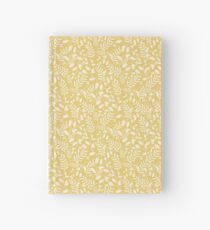 Cuaderno de tapa dura Estampado de flores amarillas