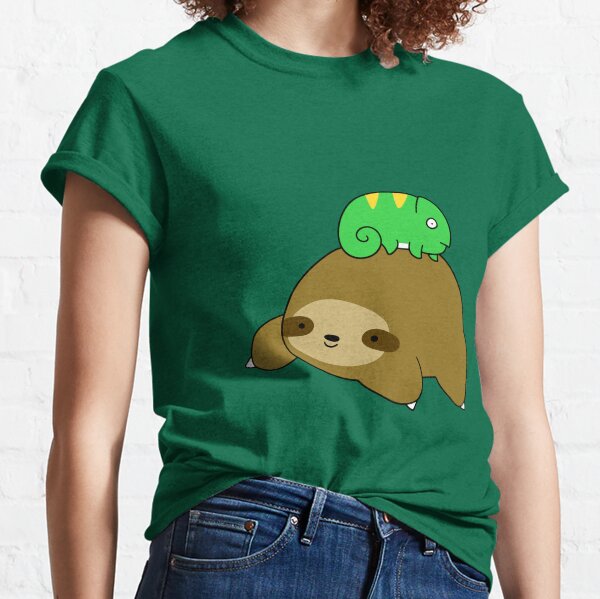 Sloth and Little Chameleon Classic T-Shirt