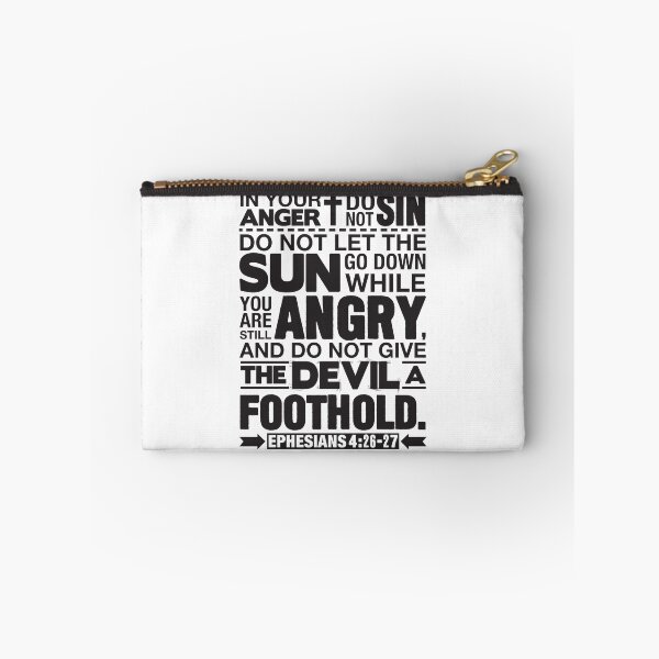 Item preview, Ephesians 4:26-27 In Your Anger Do Not Sin designed and sold by plushism.
