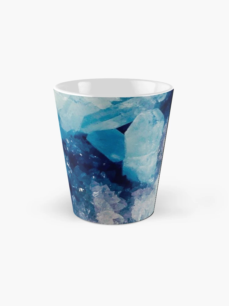 BLUE CRYSTAL RESIN Coffee Mug by LALUVARTByLorrie