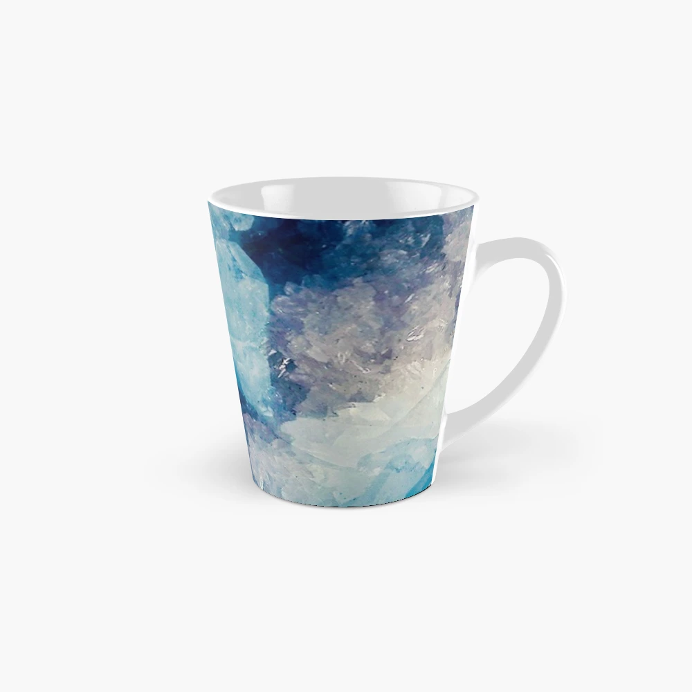 BLUE CRYSTAL RESIN Coffee Mug by LALUVARTByLorrie