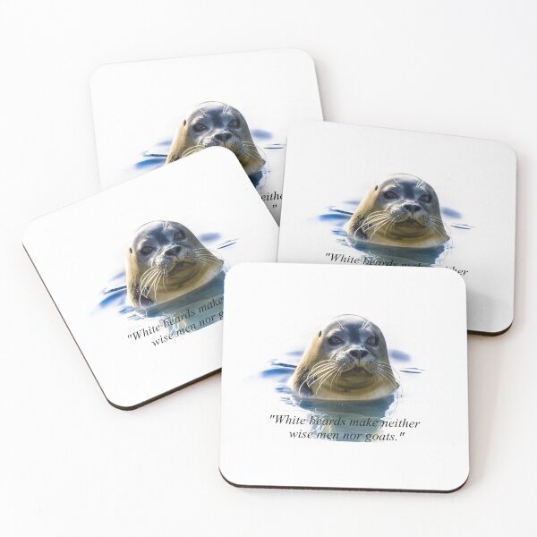 Item preview, Wise Bearded Seal Novelty Quotation  designed and sold by NovawayDirect.