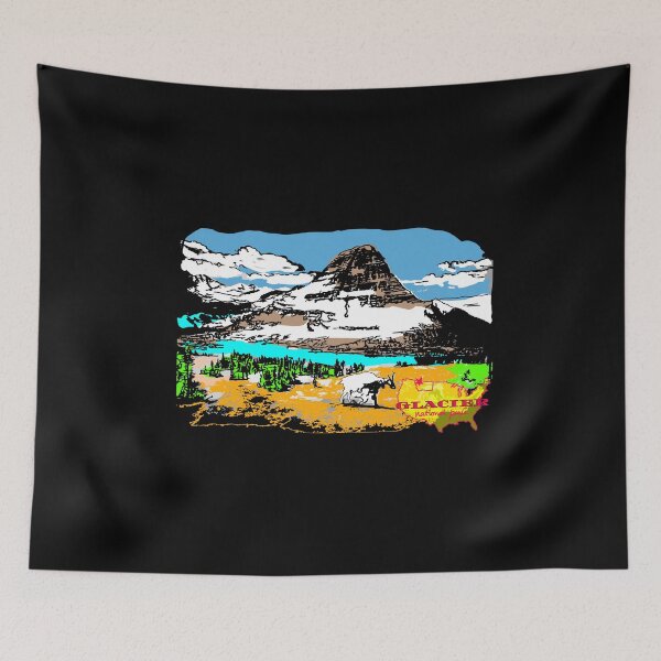 Item preview, Glacier National park designed and sold by SatyaYug.
