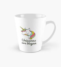 Einhörner sind Veganer Tasse (groß)