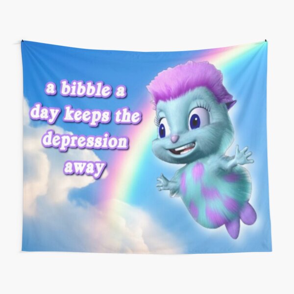 a bibble a days keeps the depression away Tapestry