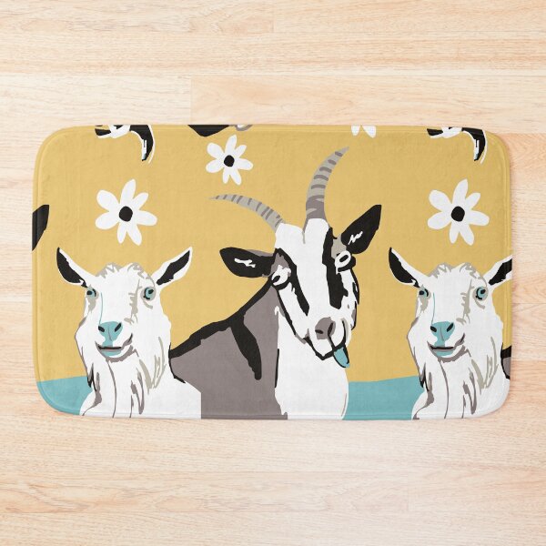 Item preview, Goats in  yellow and blue designed and sold by EskTuulispaa.