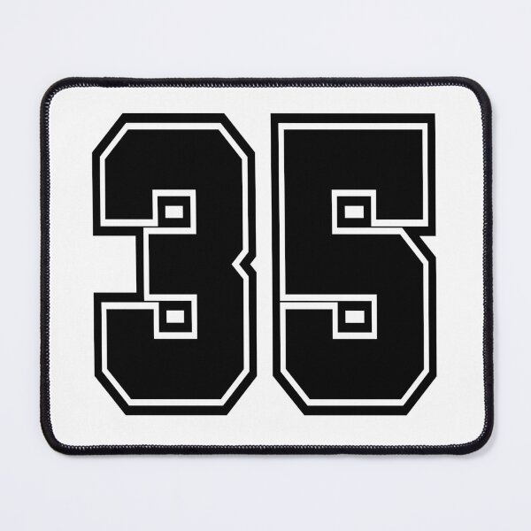 Item preview, 35 jersey number college style designed and sold by GeogDesigns.