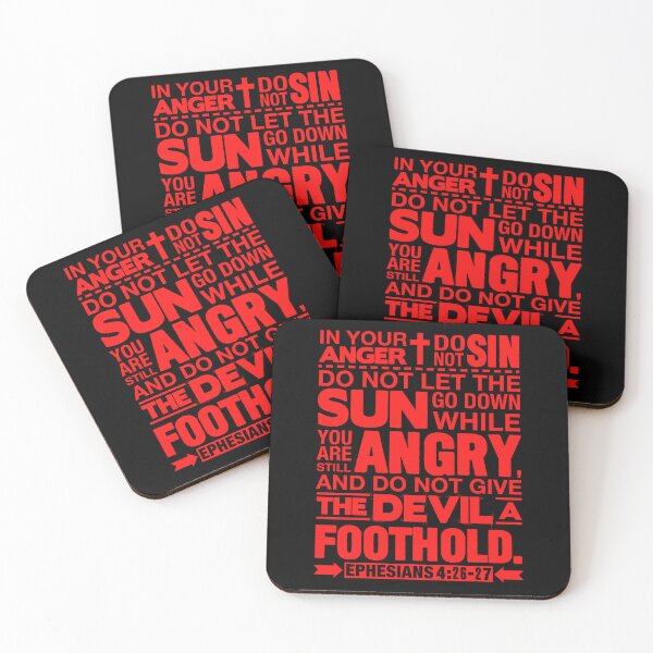 Item preview, Ephesians 4:26-27 In Your Anger Do Not Sin designed and sold by plushism.