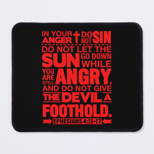 Item preview, Ephesians 4:26-27 In Your Anger Do Not Sin designed and sold by plushism.