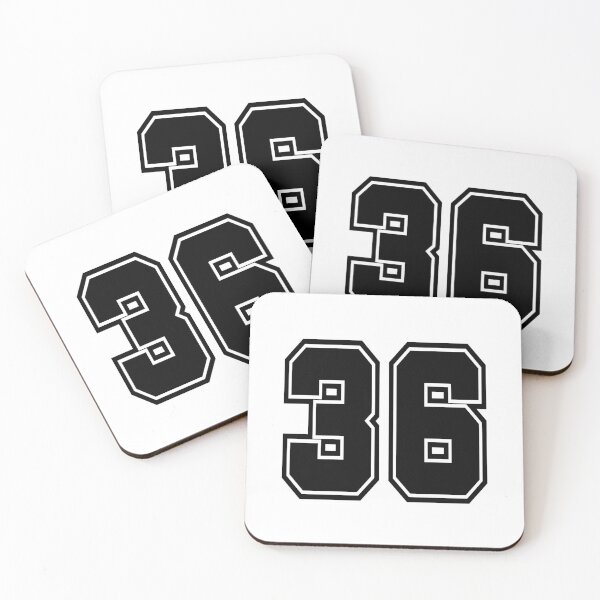 Item preview, 36 shirt number number college style designed and sold by GeogDesigns.