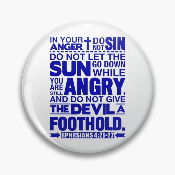 Item preview, Ephesians 4:26-27 In Your Anger Do Not Sin designed and sold by plushism.