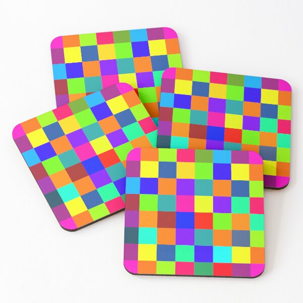 Item preview, bright colorful geometric pattern designed and sold by pauloneill-art.