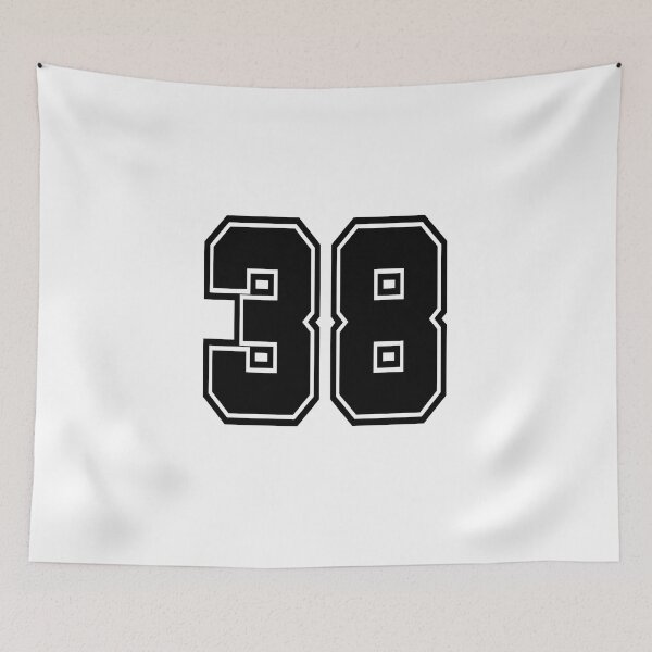 Item preview, 38 jersey number college style designed and sold by GeogDesigns.