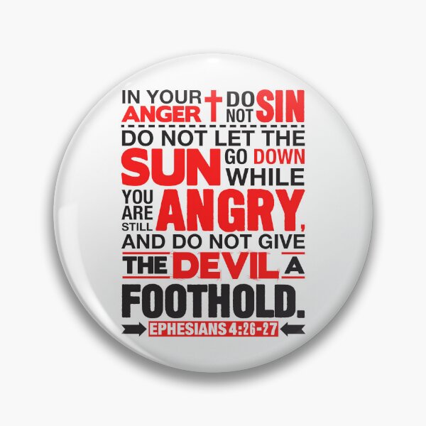 Item preview, Ephesians 4:26-27 In Your Anger Do Not Sin designed and sold by plushism.