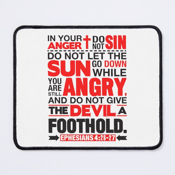 Item preview, Ephesians 4:26-27 In Your Anger Do Not Sin designed and sold by plushism.