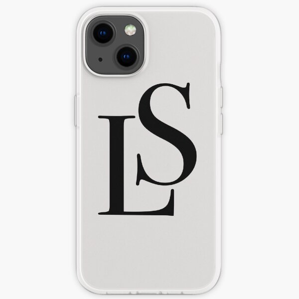 Lettres monogrammes LS - Design classique Coque souple iPhone