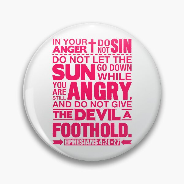 Item preview, Ephesians 4:26-27 In Your Anger Do Not Sin designed and sold by plushism.