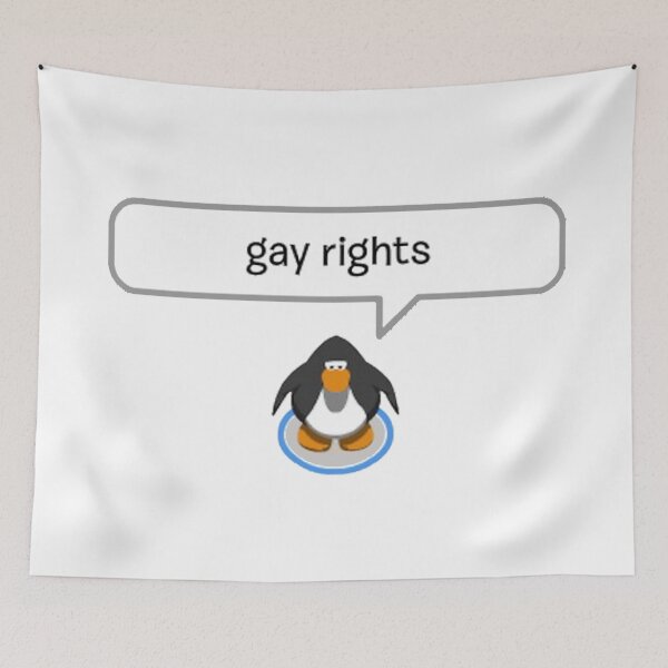 Item preview, gay rights penguin designed and sold by Carinamay.