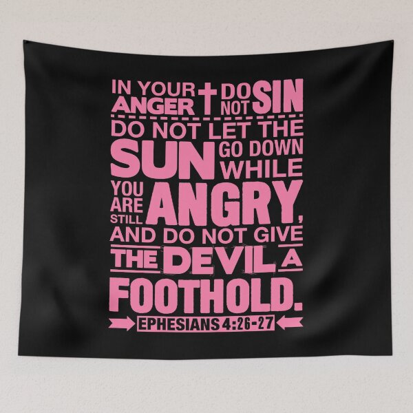 Item preview, Ephesians 4:26-27 In Your Anger Do Not Sin designed and sold by plushism.