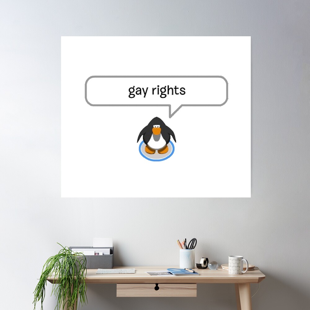 gay rights penguin