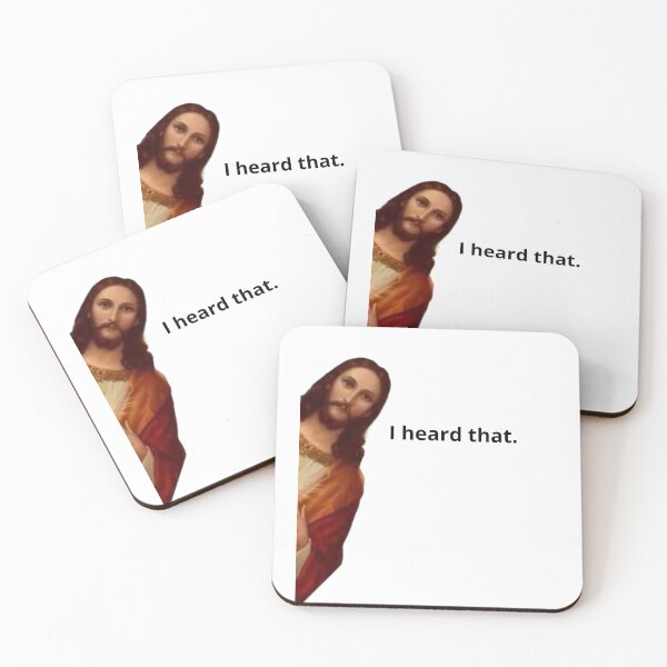 Item preview, jesus i heard that meme designed and sold by Africrafts.