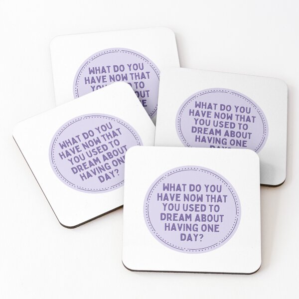 Item preview, What do you have now that you used to dream about having one day? Gratitude Mantra designed and sold by Hear4theEars.