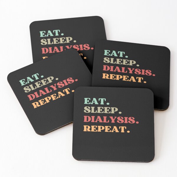 Item preview, FUNNY EAT SLEEP DIALYSIS REPEAT QUOTE - BEST GIFT FOR DIALYSIS NURSE MOM designed and sold by MeDoryaShop.