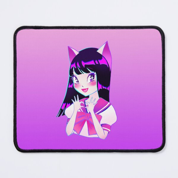Item preview, Anime nods lofi/vaporwave cute meow cat girl  designed and sold by Pinxit-ince.
