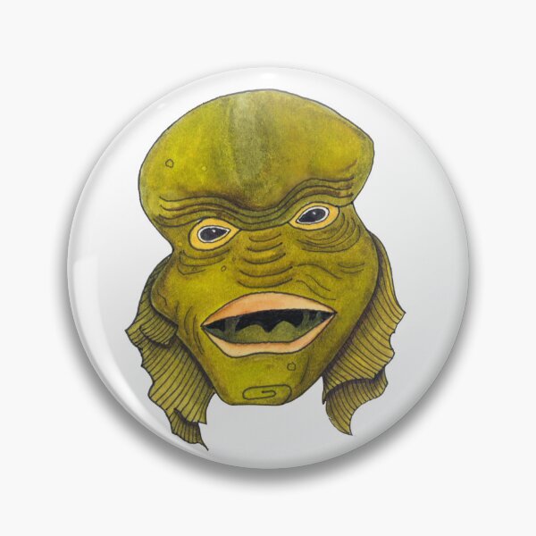 Item preview, Creature from the Black Lagoon Head designed and sold by benmaydart.