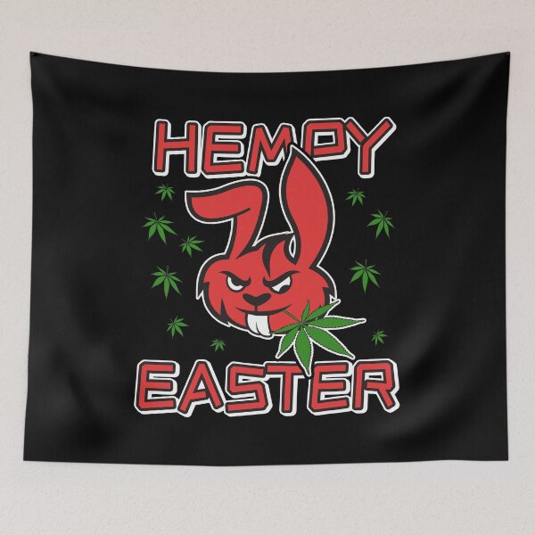 Item preview, Hempy Easter Bunny Weed Marijuana Cannabis Doobie Joint #1958 designed and sold by TheAplus.