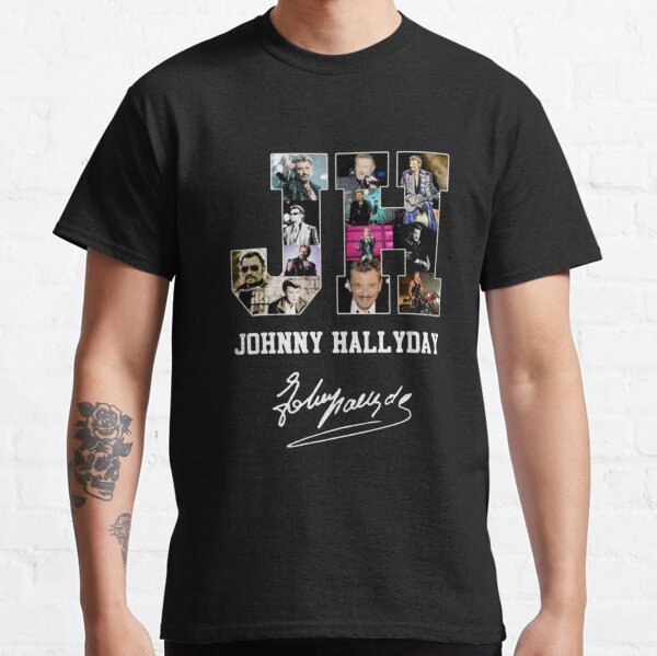 Jh Johnny Hallyday Signature Chemise Classique T-shirt classique