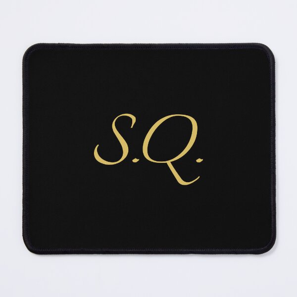 Item preview, SQ Initials | Gold Lettering | Personalised Gifts designed and sold by Avo And Sriracha.