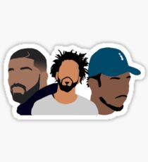 Drake, J Cole, Kendrick Lamar Sticker
