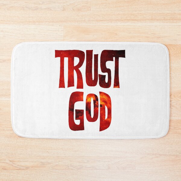 Item preview, Trust God - Red Universe background designed and sold by hardscuffle.
