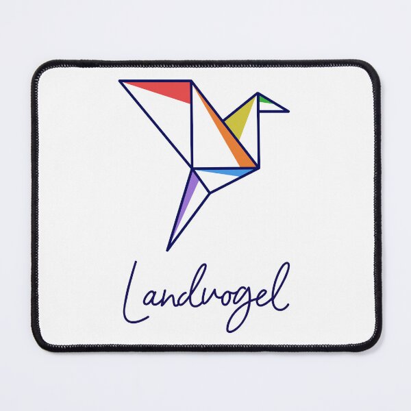 Item preview, Land bird origami logo designed and sold by Landvogel.