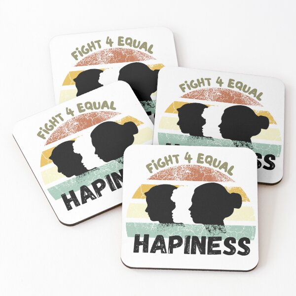 Item preview, Fight for equal hapiness designed and sold by selfesteeem.