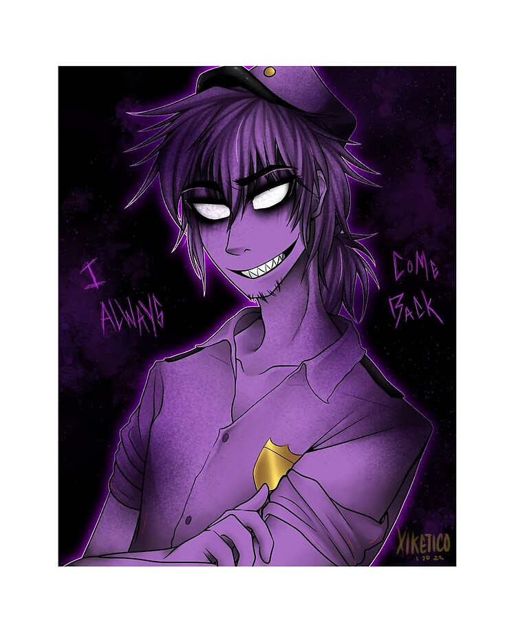 Purple guy Anime fnaf William afton