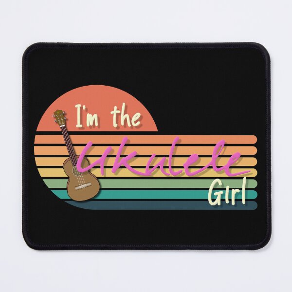 Item preview, I'm the Ukulele girl quote designed and sold by NerdnGeekshop.