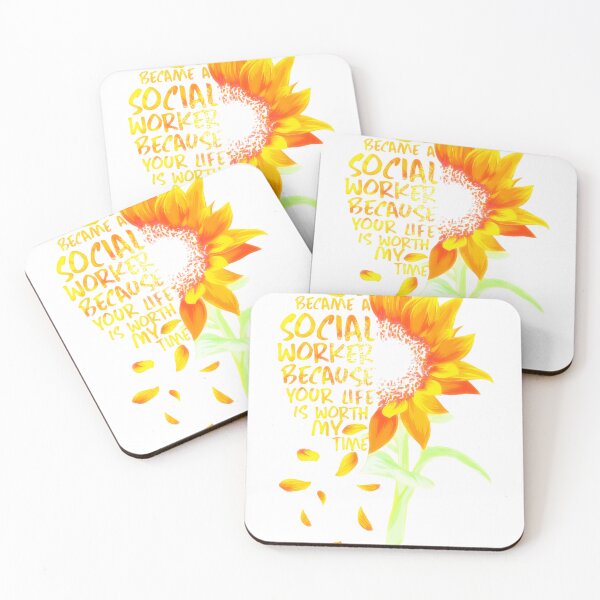 Item preview, I Became a Social Worker Because Your Life is Worth My Time designed and sold by Renovationsxc.