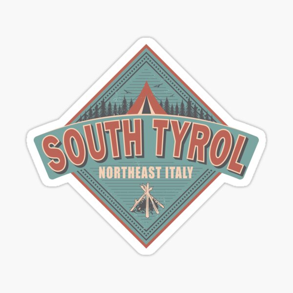 Item preview, South Tyrol Italy Vintage Camping Design designed and sold by CynthiaGraphics.