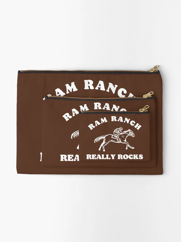 Thumbnail 2 of 4, Zipper Pouch, Ram Ranch Really Rocks! designed and sold by Denis Epanov.