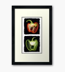 Peppers Framed Print
