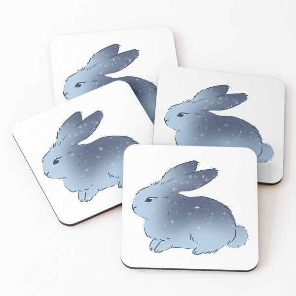 Item preview, Sitting starry blue bunny designed and sold by TheElkWillow.