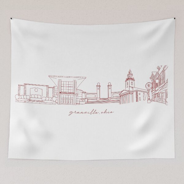 Item preview, Granville, Ohio Expanded Red designed and sold by OliviaSwanee.