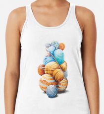 Planetary Pile-Up Racerback Tank Top