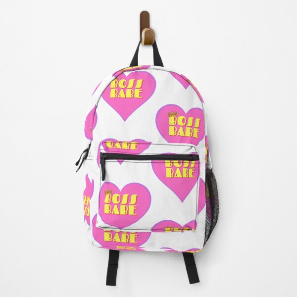 Artikelvorschau, Boss Babe Pink Purple Heart mit Krone entworfen und verkauft von RichTeeDesigns.