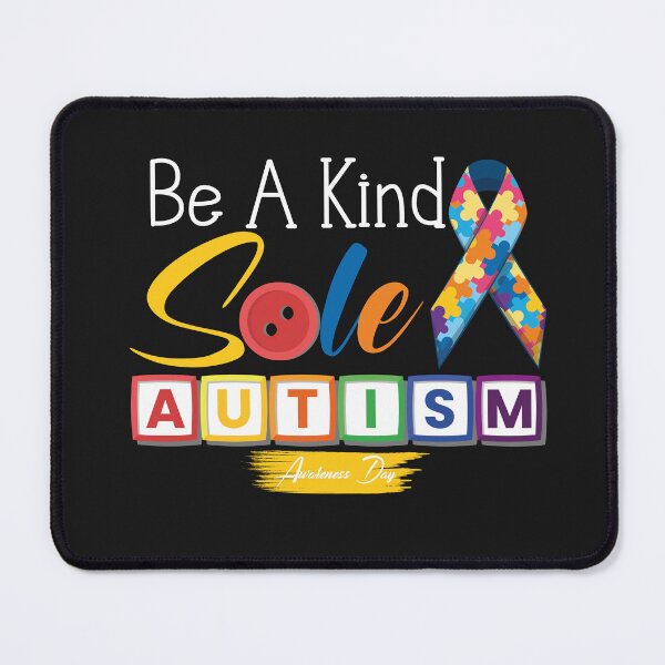 Item preview,  Be A Kind Sole Autism Awareness Day Puzzle Ribbon  designed and sold by Kitten2220.