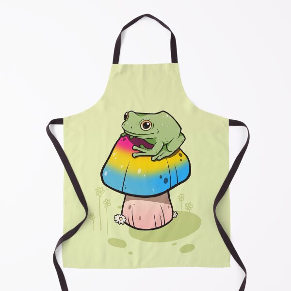Item preview, Pansexual Pride Mushroom Frog designed and sold by saltuurn.